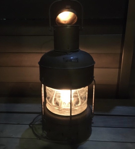 【マリンランプ】レトロなビンテージランプは雰囲気最高！日本船燈「ニッセン船舶ランプ」